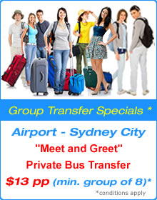 Group Transfer Specials - Sydney Airport Shuttle - Star Shuttle